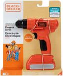 Black + Decker Jr. Electronic Power Drill, Boys, Kids Pretend Play Tool with Realistic Sound & Action!