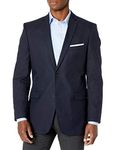 U.S. Polo Assn. Men's Single Breasted Navy Blazer, Classic Navy, 44 Long