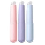 3 PCS Silicone Lip Brush, Lip Balm Applicator, Soft Silicone Lip Makeup Brush, Reusable Multi Function Lip Brush Applicator For Lipstick, Lip Balm, Lip Gloss, Plumper Fuller Lips (3 PCS)