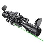 Qande 4-16x50AO Rifle Scope Red/Gre
