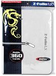 BCW 9 Pocket Zipper Folio LX Album, White