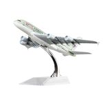 Diecast Airplane 1:400 Qatar Airbus 380 Metal (16cm) Plane Model Office Decoration or Gift by LESES