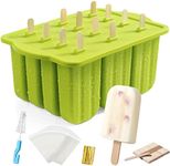 Popsicle Moulds, 12-Cavity BPA-Free