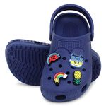 Hygear Unisex-Child Jibbex Navy Blue Clogs_1 UK (HG-KE-1001)