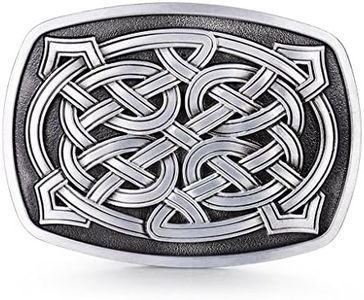 MASOP Celtic Belt Buckle for Men Keltic Knot Western Belt Buckles, Rectangle- Celtic 2, average