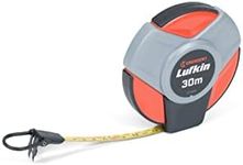 Lufkin ST30CM Steel Long Tape Measure, 30m with Metric Markings, 3-to-1 Return Gear Ratio