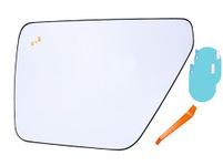 EAP Driver Side Mirror Glass Replacement for F150 2021 – 2024, Heated with BSD W/O Auto Dimming, ML3Z-17K707-H