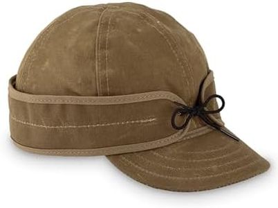 Stormy Kromer The Insulated Waxed Cotton Cap, Sand, Size 6 7/8