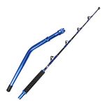 Bent Butt Fishing Rod 80-120lb 2-Piece Trolling Rod Saltwater Offshore Rod Conventional Boat Fishing Pole (5'6" 80-120 lbs Bent Butt)