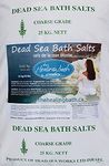 Dead Sea Salt – 55 lb. Bag (25 kg.) Bulk – Coarse Grade Therapeutic – 100% Pure and Certified – Natural Treatment