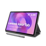 Lenovo Idea Tab - 2025 - Tablet - 4 Speakers with Dolby Atmos - 11" 2.5K IPS Touch Display - 8 GB Memory - 256GB Storage - MediaTek Dimensity 6300 - Pen & Folio Case Included - Luna Grey