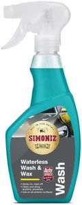 Simoniz Waterless Car Wash & Wax, Dual Action Waterless Wash & Wax, Cleans & Protects Car Paintwork, Essential Car-Cleaning Products For Clean & Shine Finish, Carnauba Wax, All Exterior Surfaces 500ml