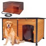 59.1" Extra Large Heated Dog House 