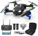 Wipkviey Foldable Drone with 1080P HD Camera for Kids/Adults/Beginners | T26 RC Quadcopter Toys with Carrying Case, 26-30 Mins Flight, Birthday Present for Boys