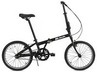 FabricBike Folding Bicycle Alloy Frame Single Speed 3 Colours (Fully Matte Black)