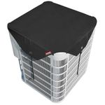 Xeeol Central Air Conditioner Covers for Outside Units 32 x 32, Heavy Duty 600D Waterproof AC Cover, AC Condenser Cover for Winter- Snowproof, Rainproof