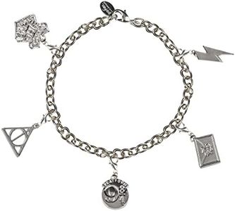 Cinereplicas - Harry Potter - Bracelet à Charms (5 charms) - Licence Officielle
