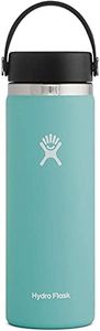 HYDRO FLASK - Water Bottle 591 ml (20 oz) - Vacuum Insulated Stainless Steel Water Bottle Flask with Leak Proof Flex Cap with Strap - BPA-Free - Wide Mouth - Alpine