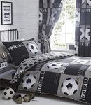 Homemaker Football duvet cover sets 3D football goal themed design (Duvet Set - Double)