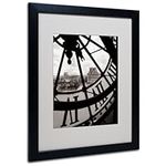 Trademark Fine Art Big Clock Canvas Wall Art by Chris Bliss with Black Frame, 16 by 20-Inch