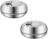 CUNYA 2PC Ashtrays with Lid, Stainl