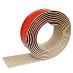 4 Meter Door Threshold Strip Self Adhesive, 5cm Flooring Threshold Transition Strip, Vinyl Laminate Flooring Trim, Carpet Door Strips, PVC Flat Door Threshold Strip Bars, Flooring Edge Trim, Maple
