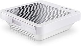 Nail Dust Collector Poweful Nail Vacuum Dust Collector Extractor Suction Fan Manicure Tool for Acrylic Nail Gels Removal