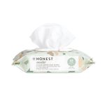 The Honest Company Clean Conscious Wipes | 99% Water, Compostable, Plant-Based, Baby Wipes | Hypoallergenic, EWG Verified | Geo Mood, 60 Count