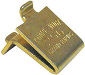 Knape & Vogt KV Shelf Support Clip Brass, Pack of 12