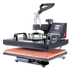 CREWORKS 30X38CM Heat Press,Dual Digital Control 360 Degree Swivel Heat Press Machine Multipurpose Combo Kit, Sublimation Heat Press Machine for T Shirts
