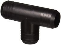 GREEN LEAF T 114 P, 1-1/4 in, Barb, Polypropylene Hose Adapter Tee, 1-1/4"