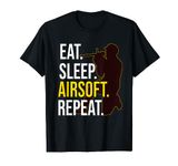 Eat Sleep Airsoft Repeat - Funny Airsoft for men women kids T-Shirt