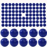 100 Counts .68 Caliber Hard Nylon Projectiles Reusable 3.6 Gram 68 Cal Paintball Ammo Less Lethal for Target Practice and Self Defense (Dark Blue)