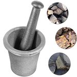 Cast Iron Miners Mortar and Pestle Large Size for Crush Ore/Rock Samples