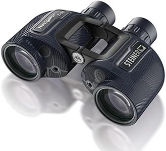 STEINER Marine Binoculars Navigator 7x50 - German Quality Optics, high Level of Detail, Open Bridge, 5m Waterproof, Made for Water Sports Enthusiasts and Hobby Sailors