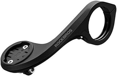 ROCKBROS Out Front Mount Compatible with Garmin, iGPSPORT - Bike Handlebar 1.26’’-1.38’’/ 32-35mm