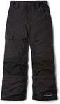 Columbia Kids’ Bugaboo II Pant, Waterproof and Breathable Black, Large