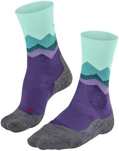 FALKE Women's TK2 Explore Hiking Socks, Purple (Amethyst 8683), 5-6, 1 Pair