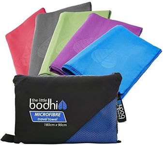 Microfibre Travel Towel - 180x90cm Blue