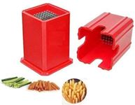 KESHU Potato Chipser French Fries Chips Maker Machine Snacks Finger, Smart Peeler, Potato Finger Chips Cutter, Multicolor (Pack of 1)