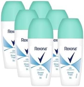 Rexona Women Antiperspirant Roll On Deodorant Shower Fresh, 6x 50ml