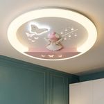 Harold Electricals Aurelia Fairy Halo Ceiling Light, Flush Mount Lamp for Kid's Room, Nursery & Playroom Decorative Lighting, Kids Room Lighting