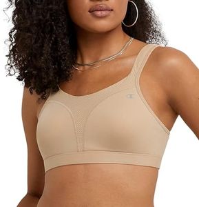 Champion Women's Spot Comfort Full Support Sports Bra, Nude, 34DD