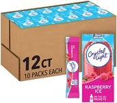 Crystal Light Raspberry Ice Drink Mix (120 On The Go Packets, 12 Canisters of 10)