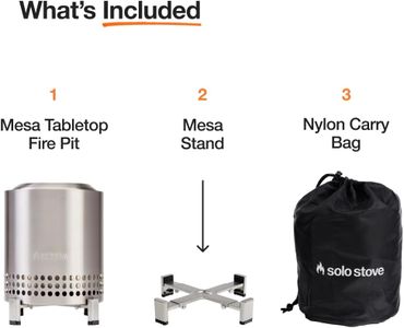 Solo Stove Mesa XL Tabletop Fire Pit – Portable Stainless Steel