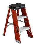 Louisville Ladder FY8003 Step Stand Ladder, 3-Foot, Orange