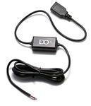 EDO Tech® Ultra Compact 5V USB Direct Hardwire Adapter Kit for Apple iPhone 6 6plus 5, 5S, 5C, 4, 3G, 3, HTC One, Nokia Lumia, Google Nexus, Sony Xperia, LG Optimus Smartphone Phone GPS Navigation SiriusXM Satellite Radio & Dash Cam