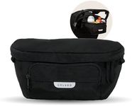 Colugo On-The-Go Stroller Organizer Insert with Zipper, Stroller Caddy with Cup Holder, Stroller Accessories for Parents specially designed to fit to your stroller with Non Slip Straps (Black)