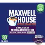 Maxwell House Dark Roast Coffee 100% Compostable K Cup Pods, 292g