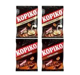 Kopiko Coffee Hard Candy Original Coffee & Cappuccino 100g x 4 Bundle (Pack of 4)